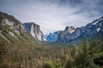 Obraz premium Tunnel View Yosemite National Park 