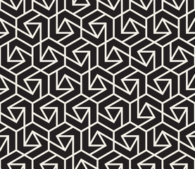 Vector seamless pattern. Modern stylish abstract texture. Repeating geometric tiles