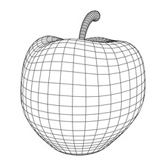 Vector Illustration Of Apple