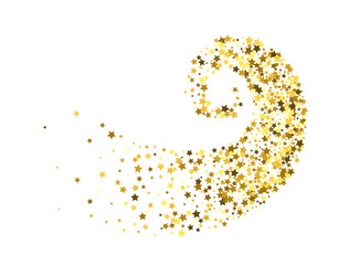 Stars twisted in swirl or vortex