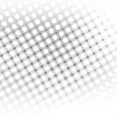 Halftone Dots Circle Shape Gradient Retro Fading Pattern in Black and White Graytone Overlay Background Design Art - High resolution illustration for graphic element or backdrop use.