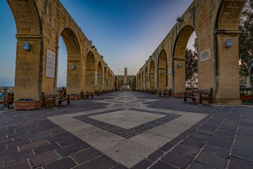 Fototapeta na wymiar Giardini Barrakka, città di La Valletta MT