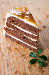 Chocolate Carmel Cake 