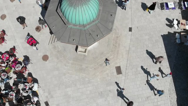 Seblji in Sarajevo from sky 