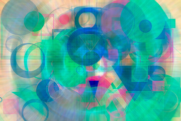 Obraz premium Pattern shape, background or texture for design. Square, soft, backdrop & details.