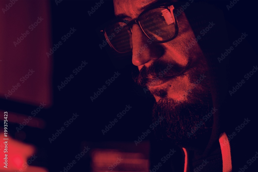 Aufkleber diverse computer hacking shoot