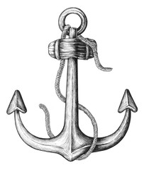 Hand drawn metal shank anchor © Rawpixel.com