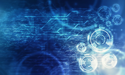 Technology communication concept