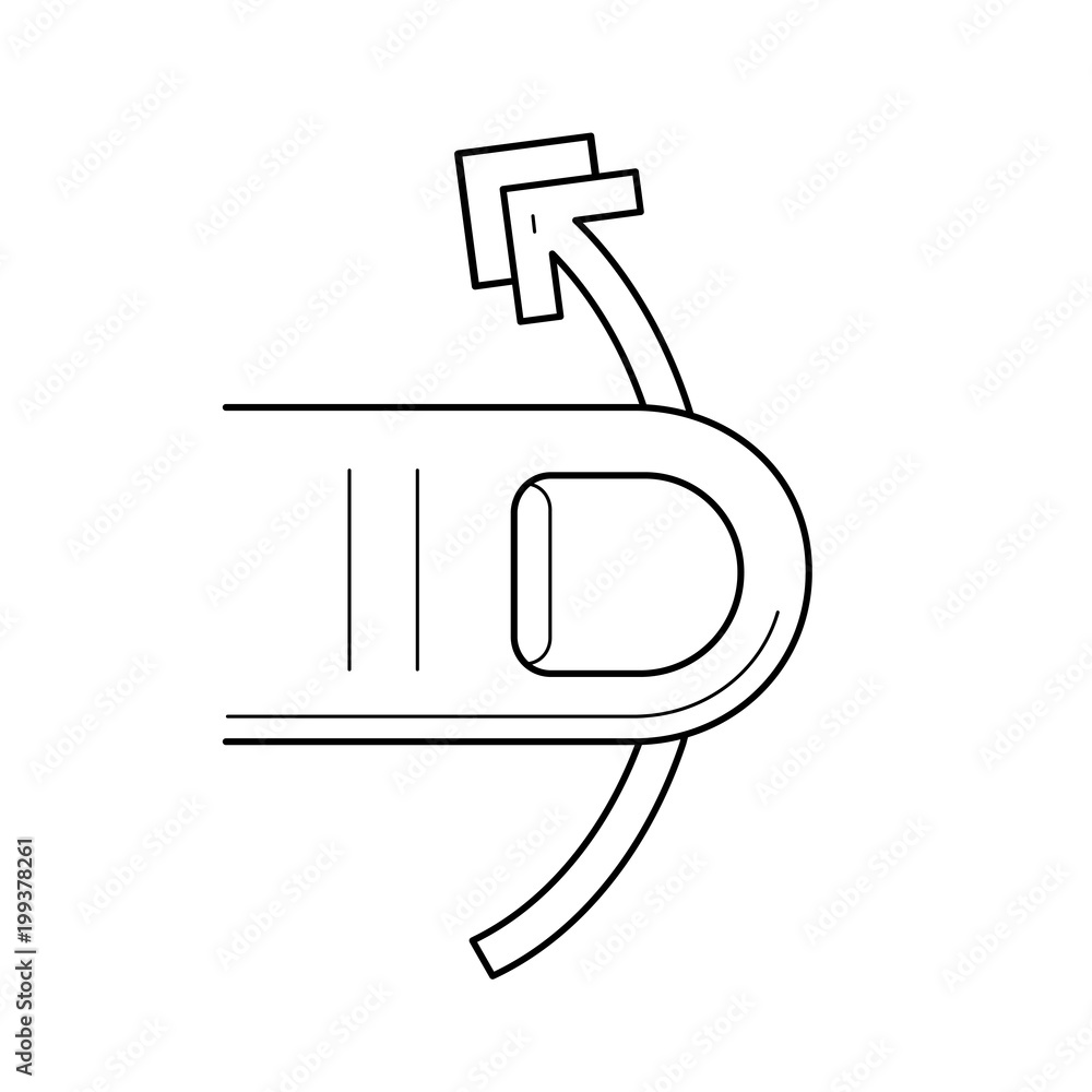 Poster swipe vertically vector line icon isolated on white background. swipe vertically line icon for infog