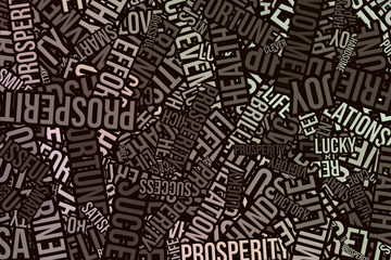 Abstract business, for web page, wallpaper or graphic design. Words cloud, tools, tag, colorful & positive.