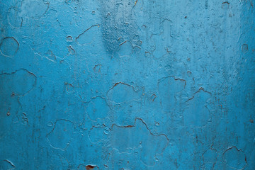 Blue color metal texture background