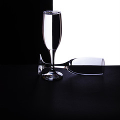 Wine glass for drinking wine in good company