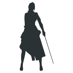 samurai silhouette warrior sword ninja japanese katana