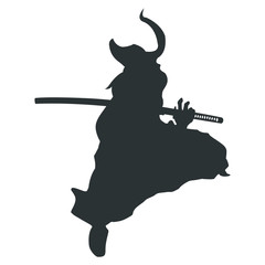 samurai silhouette warrior sword ninja japanese katana