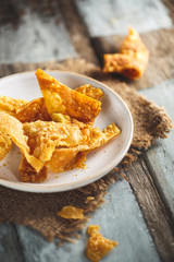 Thaï Crackers ou Chips de Riz pour la Soupe. Thaï Street Food