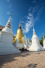 Fototapeta premium Wat Suan Dok is a Buddhist temple (Wat) in Chiang Mai, northern Thailand.