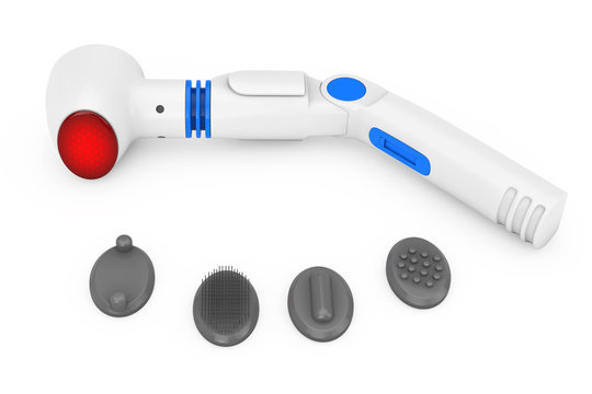 Electric Massager with Nozzles and Heater. 3d Rendering