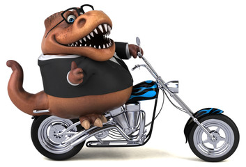 Fun trex - 3D Illustration © Julien Tromeur
