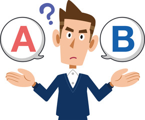 男性　選択　悩み　迷い