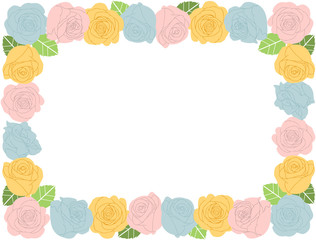 ばら12(薔薇フレーム)