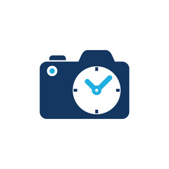 Time Camera Logo Icon Design