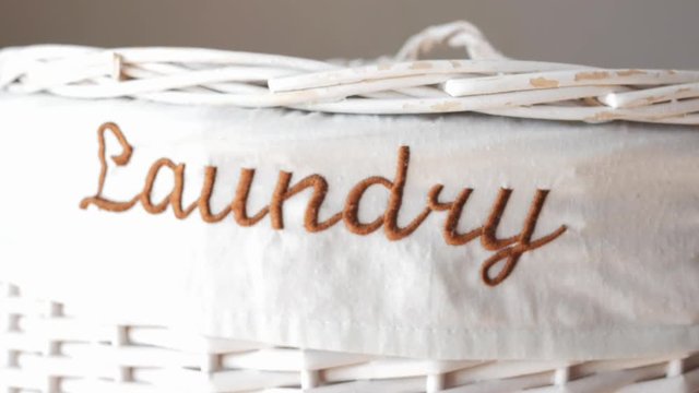 laundry basket rack focus