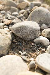 Fototapeta na wymiar Large rocks in the mountains as a background
