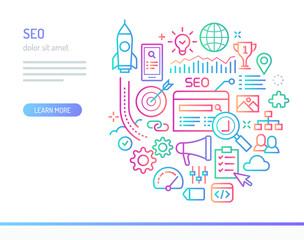SEO conceptual illustration