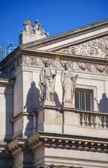 Fototapeta na wymiar A Large Neoclassical Building of Somerset House, London