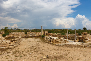 Fototapeta na wymiar Ancient town at Cyprus