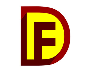 typography initial letter typography typeset alphabet font image vector icon