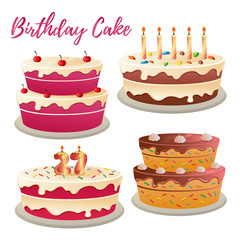 birthday cake collection set