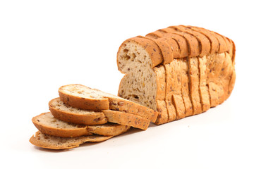 bread isolated on white background