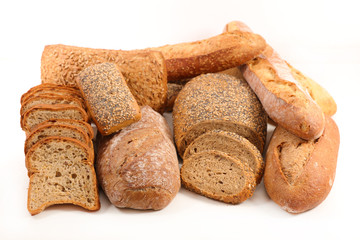assorted fresh bread