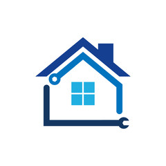 Repair House Logo Icon Design