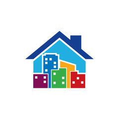 Town House Logo Icon Design