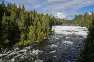 Fototapeta na wymiar Dawson Falls, Murtle River, Wells Gray Provincial Park, British Columbia, Canada