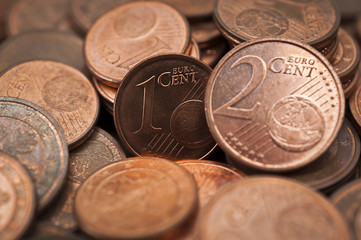 Eurocent coins