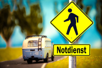 Schild 309 - Notdienst