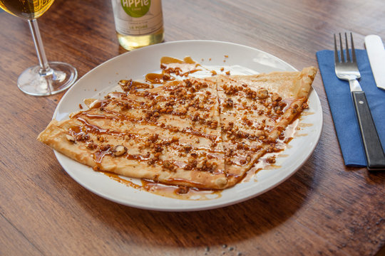 Cr&ecirc;pe caramel speculos dessert