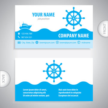 Nautical Business Card Images – Browse 2,548 Stock Photos, Vectors, and  Video | Adobe Stock