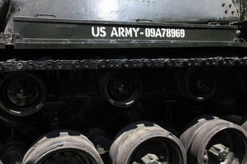 Fototapeta na wymiar U.S. Army Tank Deployed in Vietnam War 