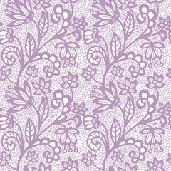 Fototapeta na wymiar Lace seamless pattern with flowers