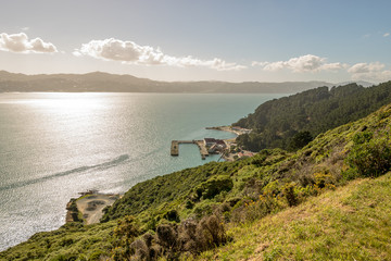 Miramar Peninsula Road At Sunset 