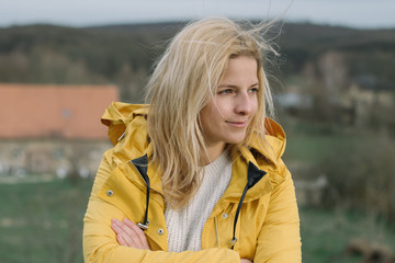 Young woman outdoor portrait