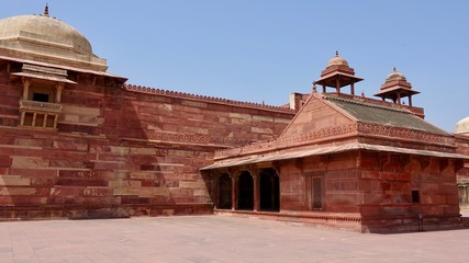Fototapeta premium Fatehpur Sikri, Mogularchitektur, Mogulhauptstadt