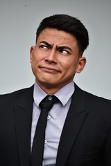 Colombian Business Executive And Confusion