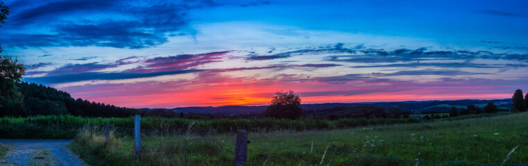 Abendrot Panorama