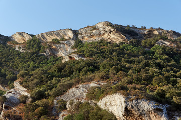 Fototapeta na wymiar Patrimonio hills in Corsica