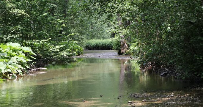 river Herisson at Cascades du Herisson in the French Jura